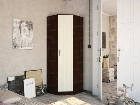 Шкаф Угловой 760 венге-лоредо