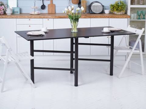 Стол-книжка Frenesie опоры металлические Венге