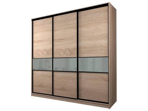 Шкаф-купе Max МШ-25-6-24-999 пленка Oracal светло-серая