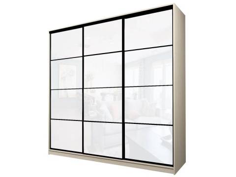 Шкаф-купе Max МШ-25-6-24/2-222 пленка Oracal белая