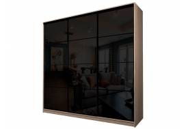 Шкаф-купе Max МШ-25-6-27/2-222 пленка Oracal черная