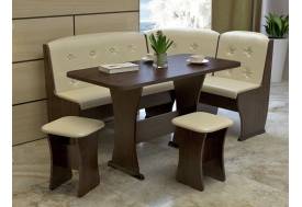 Кухонный уголок Ника-6 Эффект Венге-Шампань