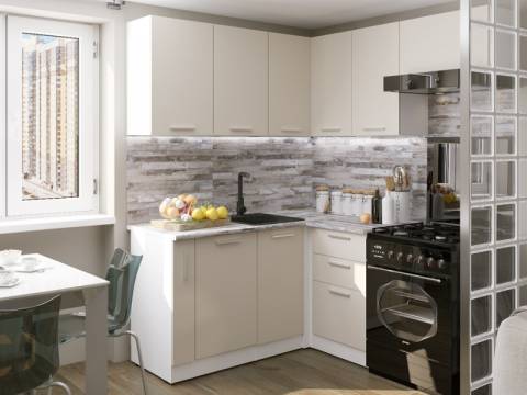 Кухонный гарнитур Дюна мега прайм 1600х1700 мм