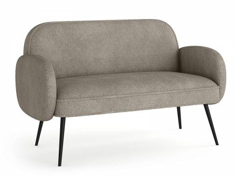 Диван 2-х местный Флеминг велюр барни какао