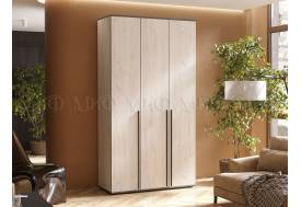 Шкаф трехстворчатый Норд 1200 дуб крафт белый МГ