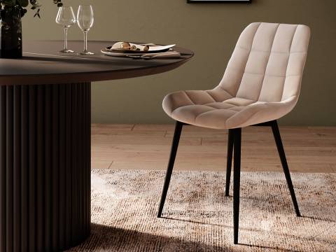 Стул Президент Бежевый софт 2 шт