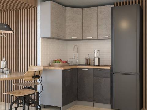 Кухонный гарнитур арт 11 Лофт 1200х1400 мм