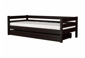 Кровать Глория с ящиками Орех темный