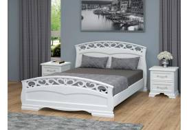 Кровать Грация-1 1400 Белый античный