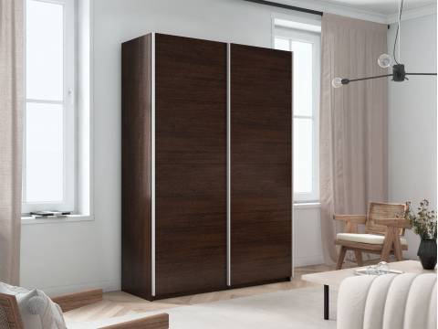 Шкаф-купе Прайм 2-х дверный 1600 два ДСП Венге
