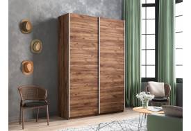 Шкаф-купе Прайм 2-х дверный 1600 два ДСП Крафт табачный