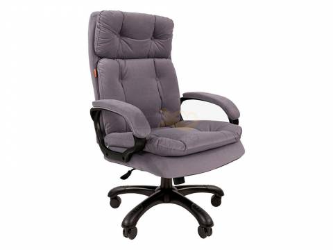 Офисное кресло Chairman 442 Россия ткань T-53 серый черный пластик