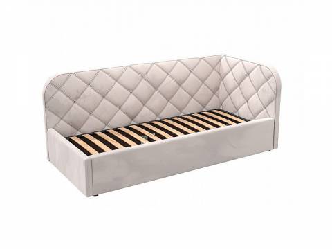 Кровать-софа Комфорт-1 Правая Ромб с ПМ велюр Магия 06