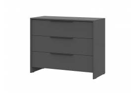 Комод 3 ящика Камелия 1 Графит серый