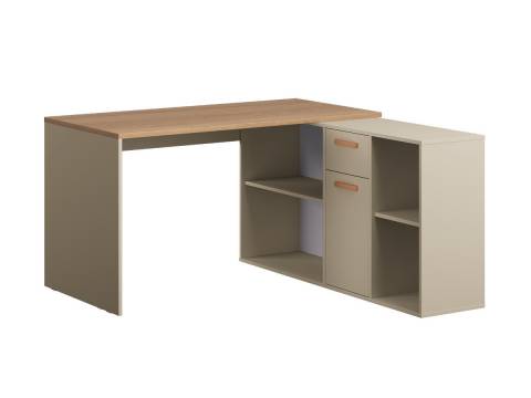 Стол письменный 03.245 Лайт Сатин, Дуб эндгрейн