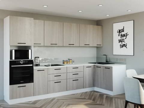 Кухонный гарнитур Шимо 3200х1400 МДФ