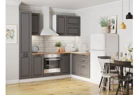 Кухонный гарнитур Африканское Лапачо графит 2400х1600 мм