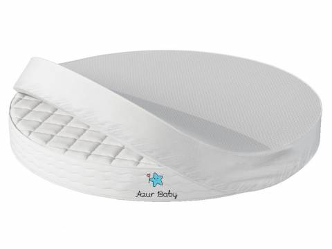 Наматрасник на круглый матрас с резинкой по периметру