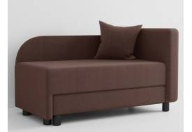 Диван Тахта Кушетка правый угол рогожка Кофе