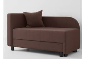 Диван Тахта Кушетка левый угол рогожка Кофе