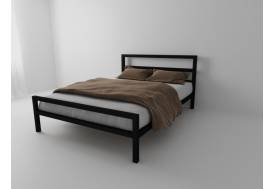Кровать металлическая Комфорт 900 черная
