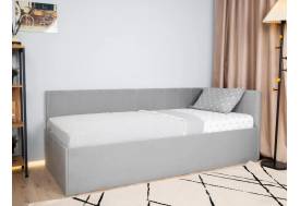 Кровать с подъемным механизмом Касли Серый Velutto 52