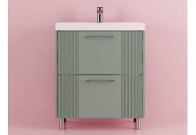 Тумба Альба 60 напольная 2 ящика Океан 60 мята