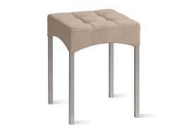 Табурет Люкс.1 Микровелюр Виола 07 (бежевый)