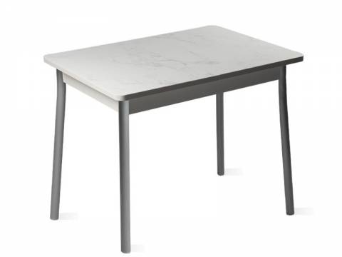 Стол раздвижной Орион.4 1200 пластик мрамор белый - комплект ног №2.1