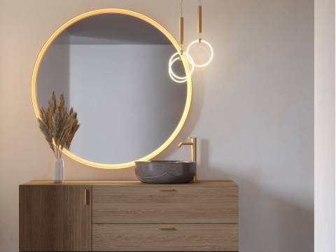 Зеркало круглое Ecliptic 1200