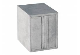 Тумба мягкая Севилья Вариант 2 Тиффани серый