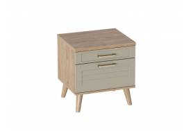 Тумба 2 ящика Гавана Светло-серый