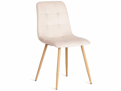 Стул Chilly mod. 7094-1 бежевый/натуральный