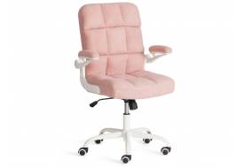 Кресло Lugano Wh ткань teddy розовый