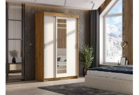 Шкаф-купе ШКП 7 Дуб золотой/Белый