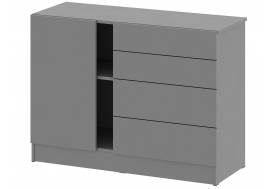 Комод Энни 1100 км2 Графит серый