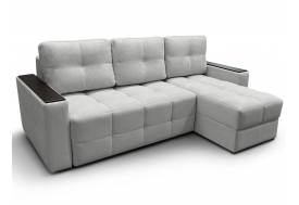 Диван угловой Симпл Клетка с МДФ вивальди 14