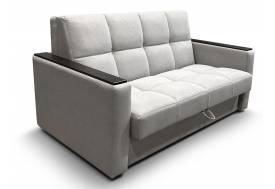 Диван Рэй 1400х2000 Клетка с прямыми подлокотниками с МДФ вивальди 14