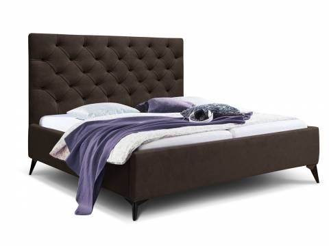 Кровать Фрейм 1400 Каретная стяжка высокие ножки с подъемом вивальди 10