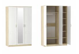 Шкаф 3-х створчатый Оливия с зеркалом