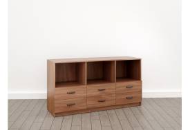 Тумба отдельностоящая 6 ящиков (Л-22) Радиус