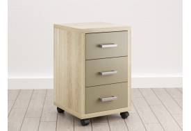 Тумба подкатная (Е-7) Eclectic eco Дуб рокпайл-Мокко