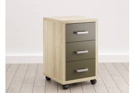 Тумба подкатная (Е-7) Eclectic eco Дуб рокпайл-Скала