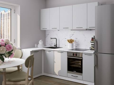 Кухонный гарнитур Шелли прайм 400 1100х2000 мм