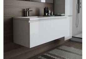 Тумба с раковиной слева Dallas Luxe 1050 навесная 1 длинный ящик