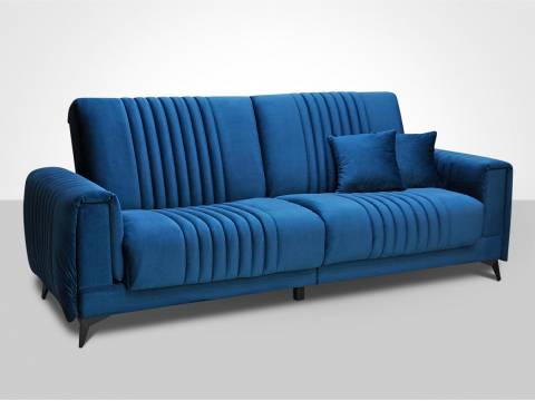 Диван Флирт 2 со съемным чехлом Фьере нави блу