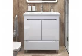 Тумба Grani 800-2-1 Como белый