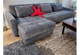 Диван угловой Престиж-19 Sensey steel grey