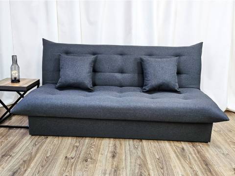 Диван Поло Стайл PLUS С ящиком для белья Grafit