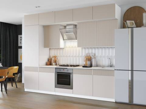 Кухонный гарнитур Оливия 3000 Кашемир